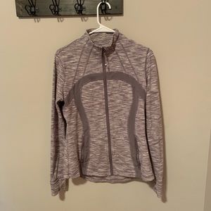 PURPLE/GRAY/WHITE LULULEMON JACKET